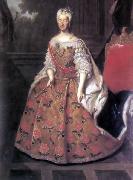 Louis de Silvestre Portrait de Marie-Josephe d Autriche oil painting reproduction
